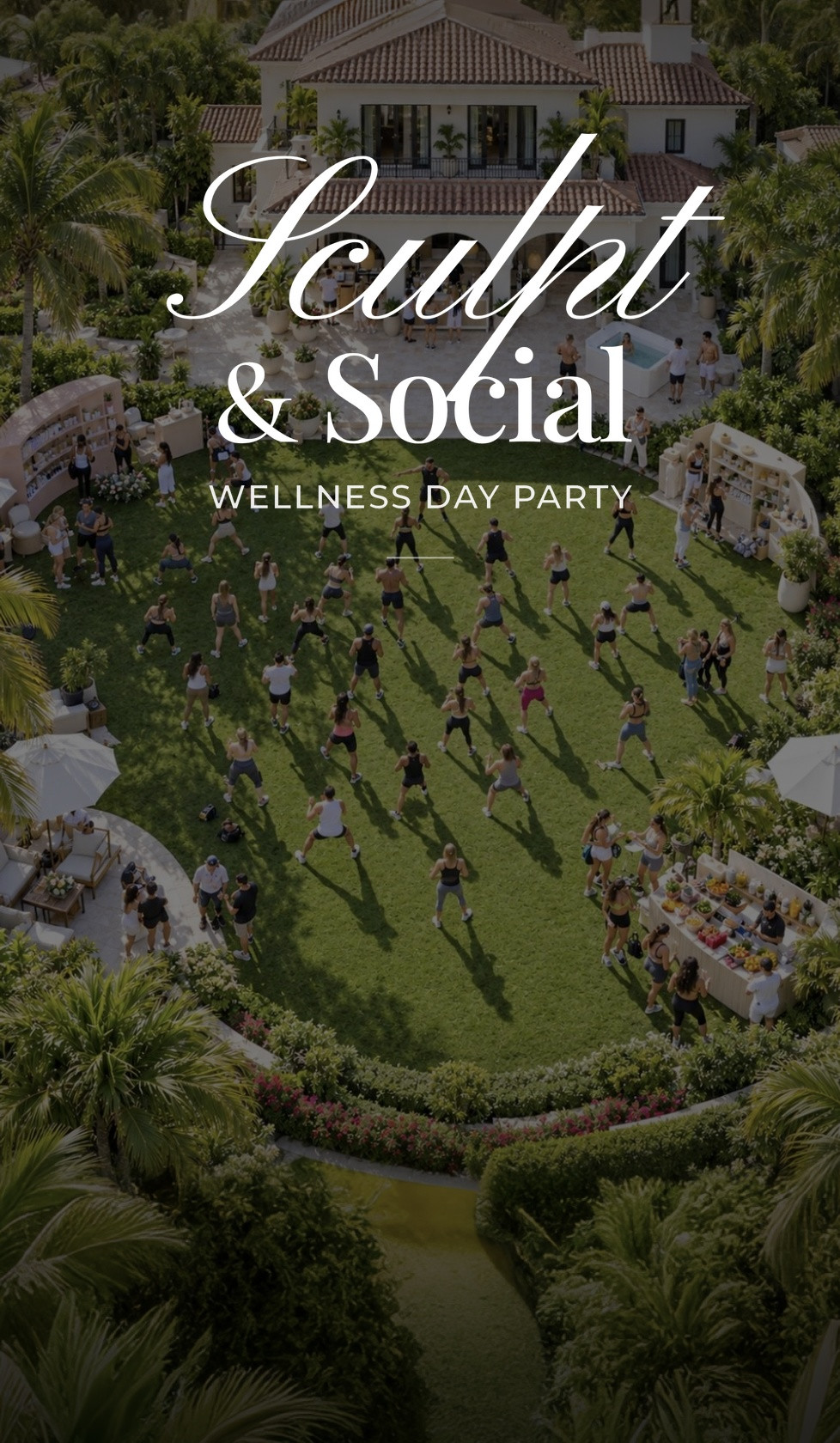 Sculpt & Social, Wellness Day Party. Presented by The Performance Club.